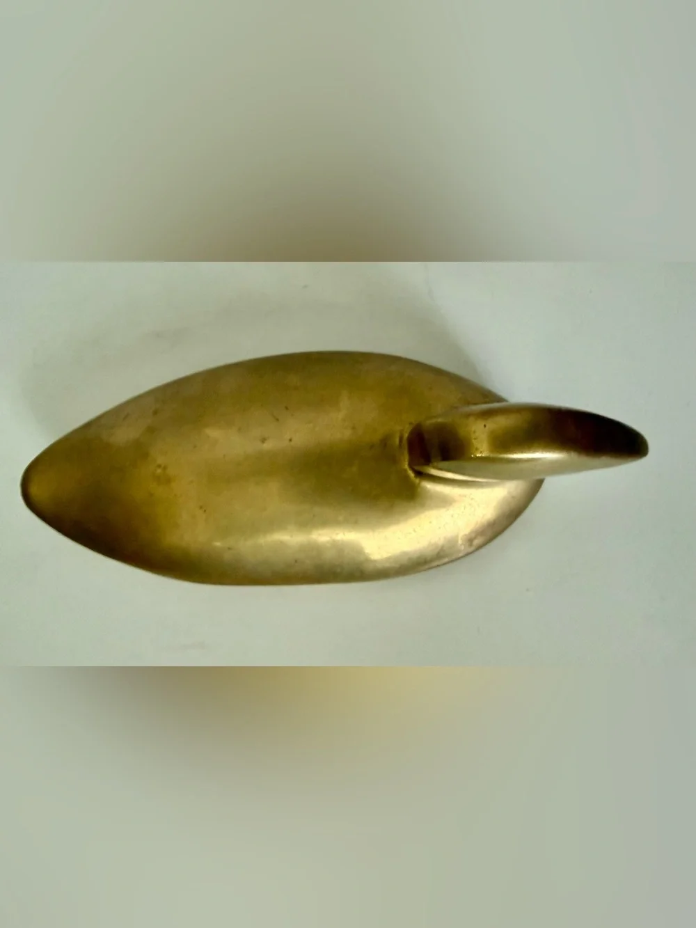Vintage Small Solid Brass Duck Windcurrent Collection Dover Delaware USA